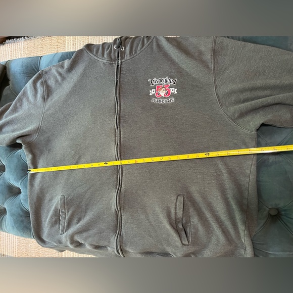 Mens Disney Parks Authentic Original XXL Full Zip Hoodie 1955 Embroidered Grumpy - Picture 9 of 12